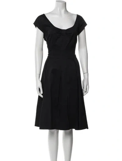 Pre-owned Kate Spade Scoop Neck Knee-length Dress In Blue