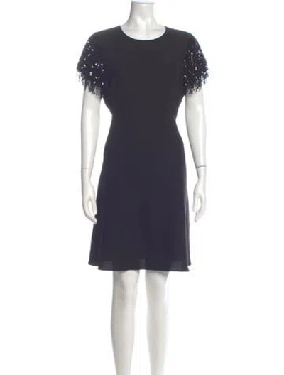 Pre-owned Kate Spade Scoop Neck Knee-length Dress In Blue