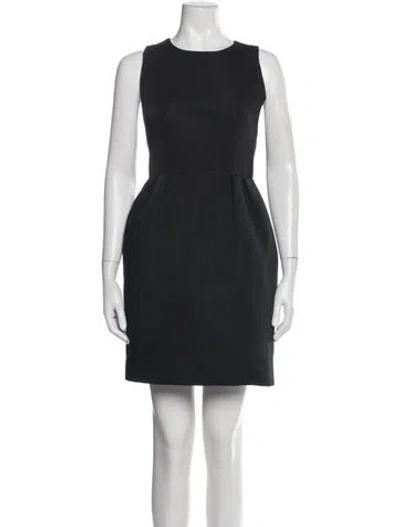 Pre-owned Kate Spade Scoop Neck Mini Dress In Gray