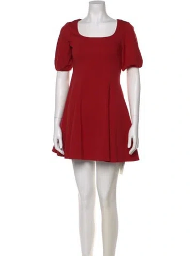 Pre-owned Kate Spade Scoop Neck Mini Dress In Red