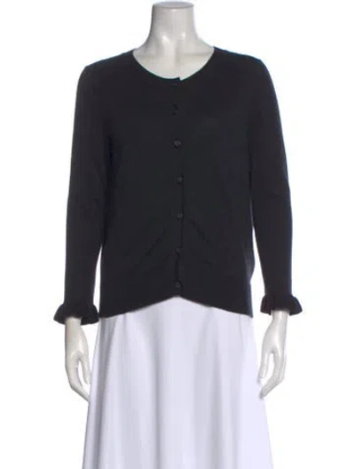 Pre-owned Kate Spade Scoop Neck Sweater In Black