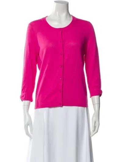 Pre-owned Kate Spade Scoop Neck Sweater In Pink