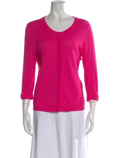 Pre-owned Kate Spade Scoop Neck Sweater In Pink