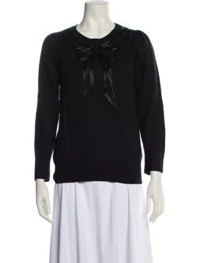 Pre-owned Kate Spade Scoop Neck Sweater In Purple