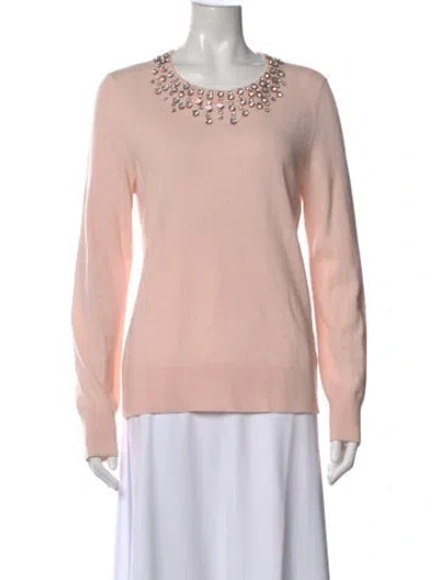 Pre-owned Kate Spade Scoop Neck Sweater W/ Tags In Pink