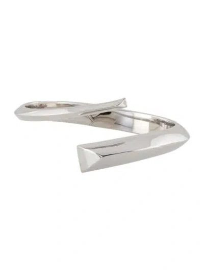 Pre-owned Kate Spade Sculpted Cuff Hinge Bracelet, 6.75" In Multi