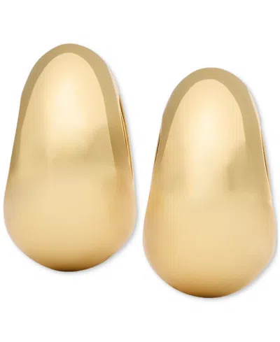 Kate Spade Sculpted Huggie Hoop Earrings In Gold