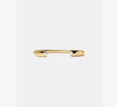 Kate Spade Sculpted Spade Cuff In Gold
