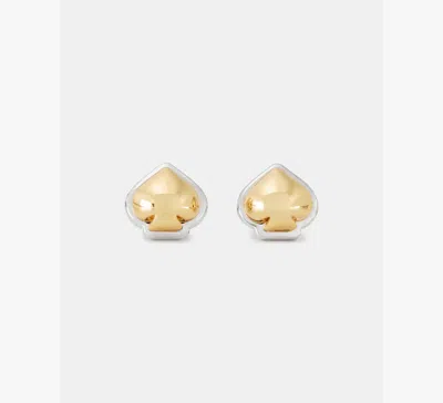 Kate Spade New York Sculpted Spade Mini Stud Earrings In Gold