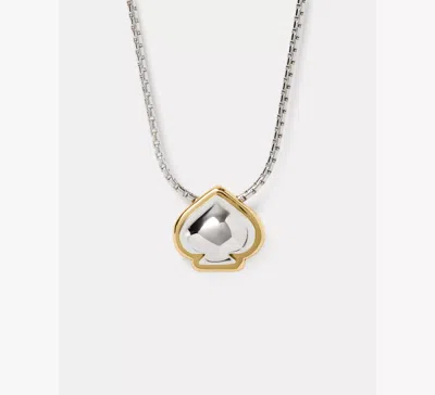 Kate Spade Sculpted Spade Pendant In Multi
