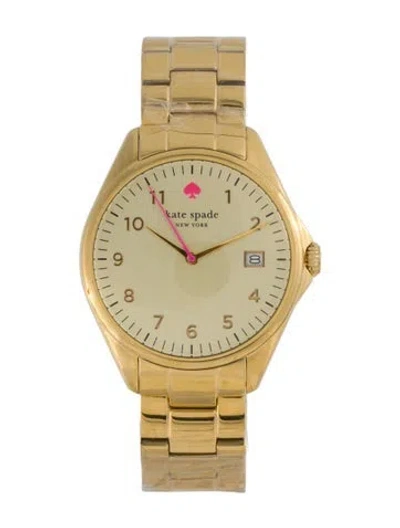 Pre-owned Kate Spade Seaport Grand Watch, 38mm In Multi