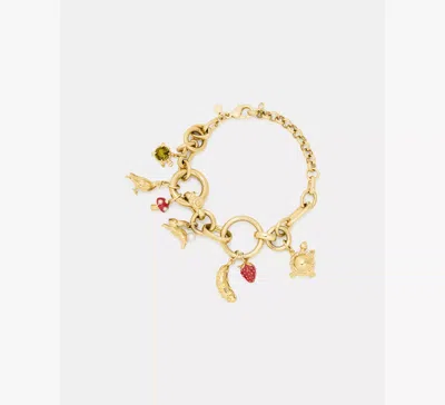 Kate Spade Gold-tone Secret Garden Charm Bracelet
