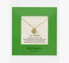 Kate Spade Self-love Club Pendant In Gold