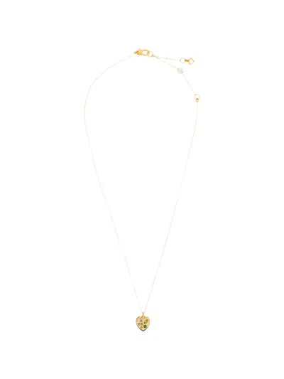 Kate Spade Self Love Heart-pendant Necklace In Gold