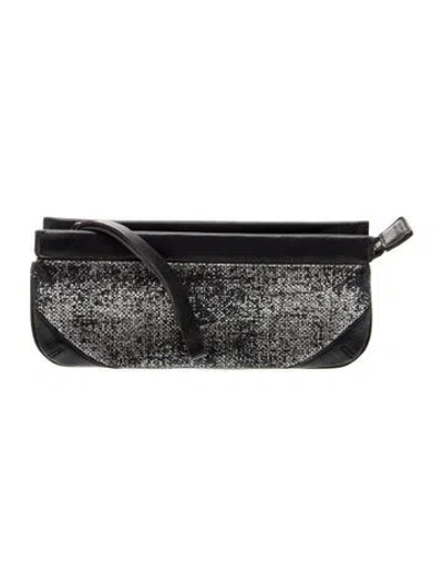 Pre-owned Kate Spade Sequins Belt Bag In Black