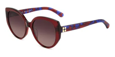 Kate Spade Seraphina/g/s Asian Fit C9a/3x Women's Sunglasses Red Size 55