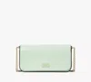 Kate Spade Serena Chain Wallet In Green