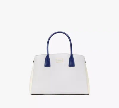 Kate Spade Serena Colorblocked Satchel In Stone Path