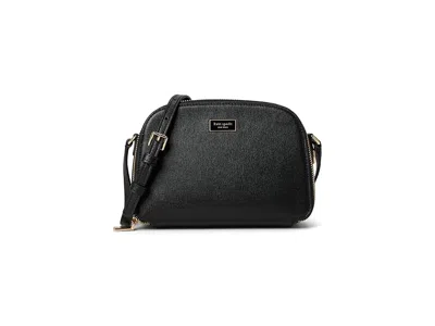 Kate Spade Serena Double Zip Dome Crossbody Wallet Handbags Black: One Size