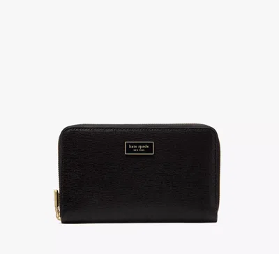Kate Spade Serena Medium Zip Around Wallet In Black
