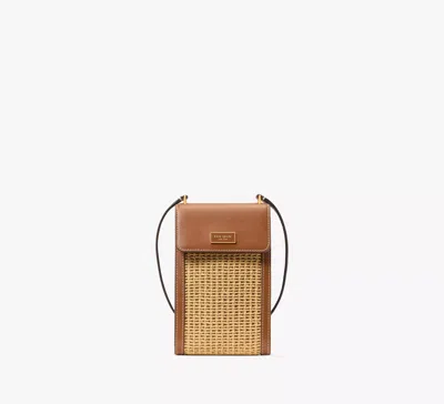 Kate Spade Serena Straw Phone Crossbody Bag