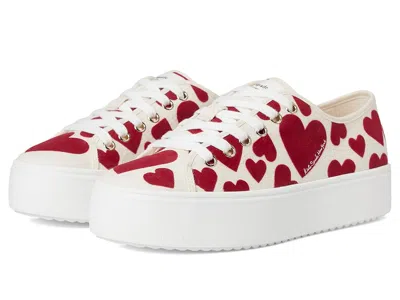 Kate Spade Serve Lace Up Sneakers In Red