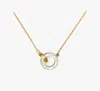 Kate Spade New York Set In Stone Interlink Two-tone Necklace In Clear/two Tone
