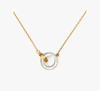 KATE SPADE SET IN STONE INTERLINK PENDANT