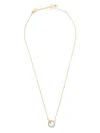Kate Spade Set In Stone Interlink Pendant Necklace, 16" + 3" Extender In ゴールドトーン
