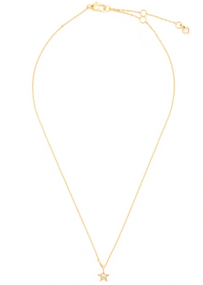 Kate Spade Set In Stone Star Necklace In Gold