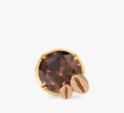 Kate Spade Shaken And Brewed Cocktail Ring In Champagne