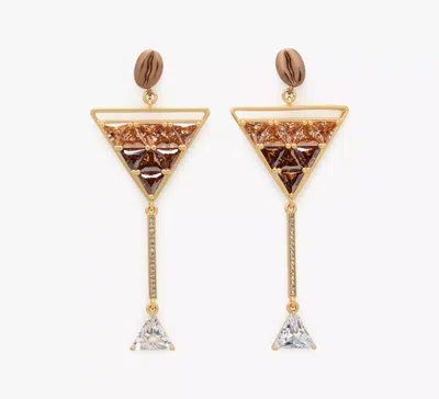 Kate Spade Shaken And Brewed Statement Earrings In Multi