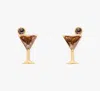Kate Spade Shaken And Brewed Studs In Champagne
