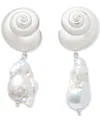 Kate Spade Shell & Freshwater Pearl Drop Earrings
