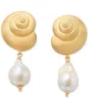 Kate Spade Shell & Freshwater Pearl Drop Earrings