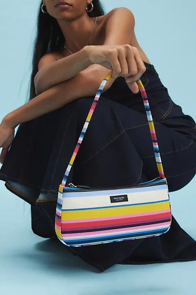 Kate Spade Shoulder Bag In Stripe, Women's At Urban Outfitters In Blue
