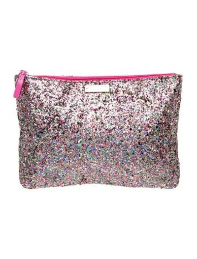 Pre-owned Kate Spade Signature Clutch In Pink
