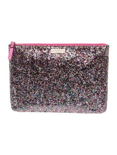 Pre-owned Kate Spade Signature Clutch In Pink