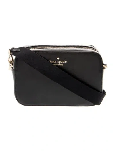 Pre-owned Kate Spade Signature Crossbody Bag In Black