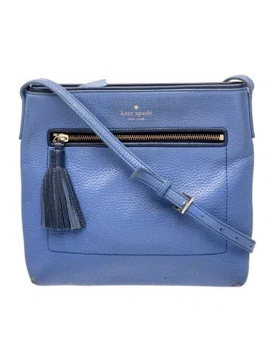Pre-owned Kate Spade Signature Crossbody Bag In Blue