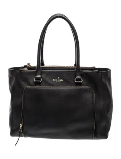 Pre-owned Kate Spade Signature Shoulder Bag In Black