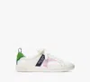 Kate Spade New York Signature Sneaker In True White/ Kate Green