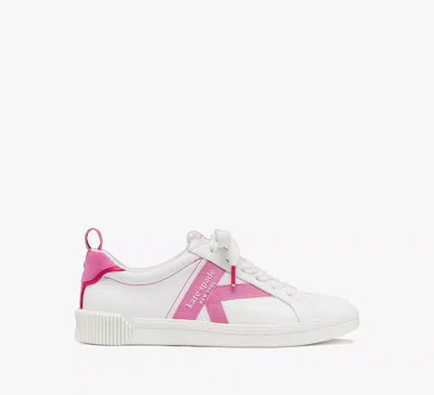 Kate Spade Signature Trainers In True White/carousel