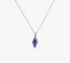Kate Spade Signature Solitaire Pendant In Light Amethyst