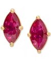 Kate Spade Signature Solitaire Studs In Ruby,gold