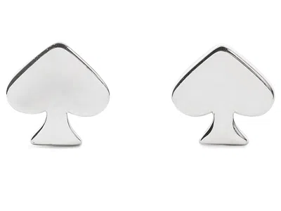 Kate Spade Signature Spade Mini Studs In Neutral