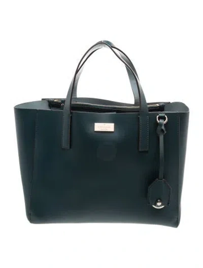 Pre-owned Kate Spade Signature Top Handle Bag In Green