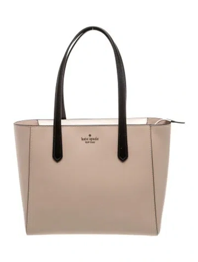 Pre-owned Kate Spade Signature Top Handle Bag W/ Tags In Neutral