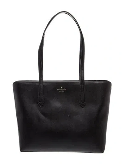 Pre-owned Kate Spade Signature Tote In Black