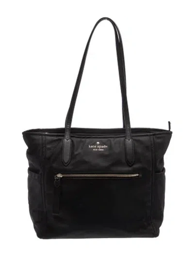Pre-owned Kate Spade Signature Tote In Black